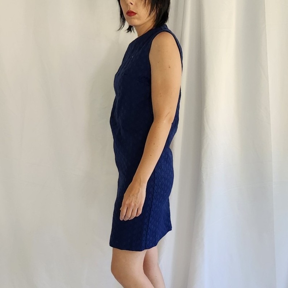 60s Blue Mod Dress and Jacket Set - Picture 5 of 6
